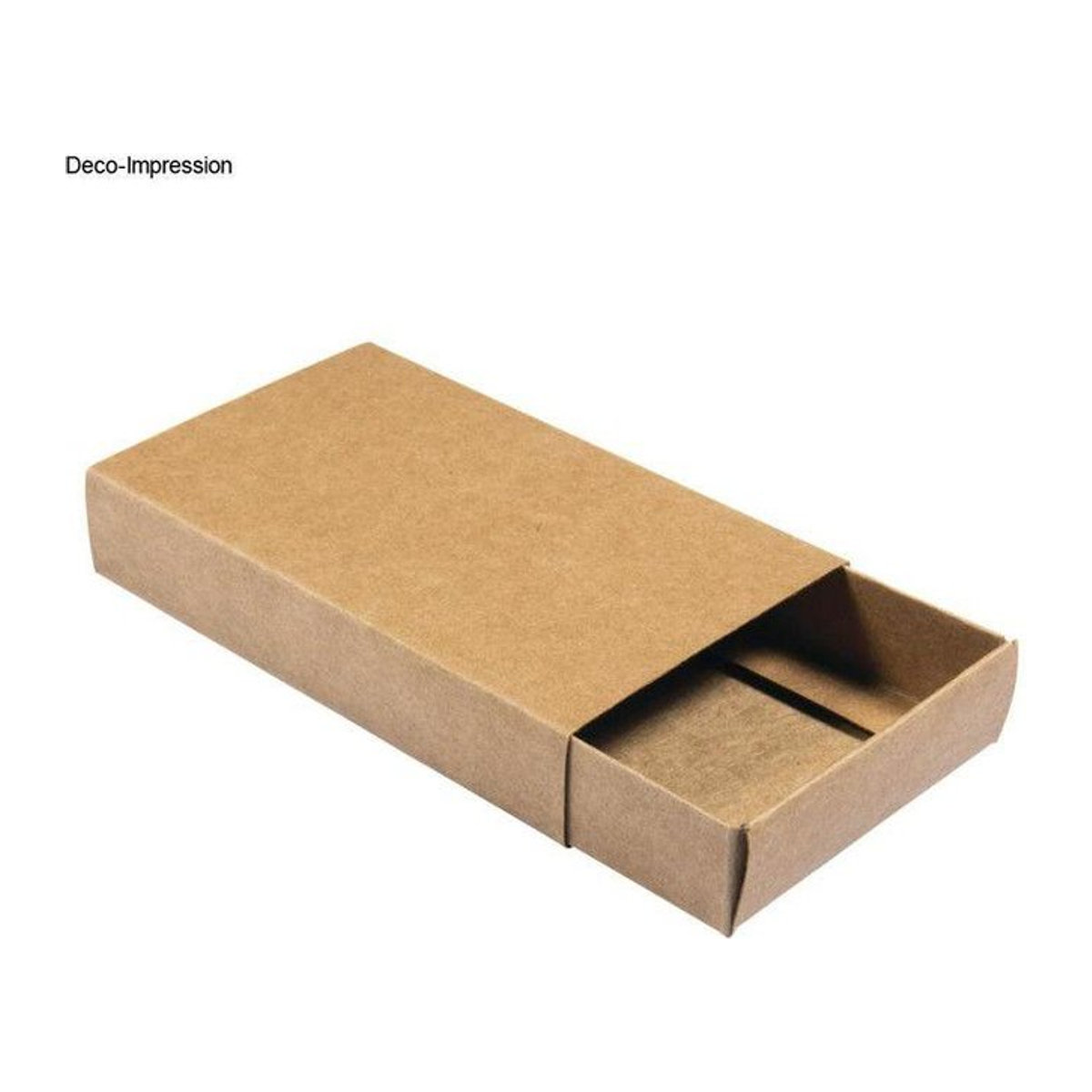 Rayher Kraft Streichholzschachteln aus Kraftpapier in Braun, 6 Stück, Großformat 11 cm - Bild 1