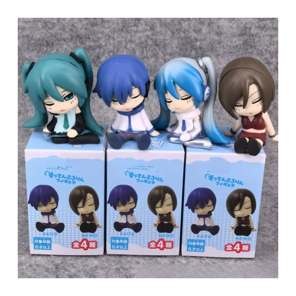 Re-ment Anime Action Figure Blind Box mit Hatsune Miku, Meiko und Kaito in Multicolor als Kawaii Sammlerstück und Geschenk für Kinder - Bild 2