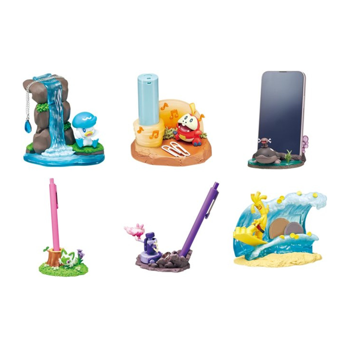 Re-Ment Pokémon Desktop-Figur Paldea Region Multicolor H: 11,5 cm, B: 7,0 cm, T: 6,0 cm - Bild 1