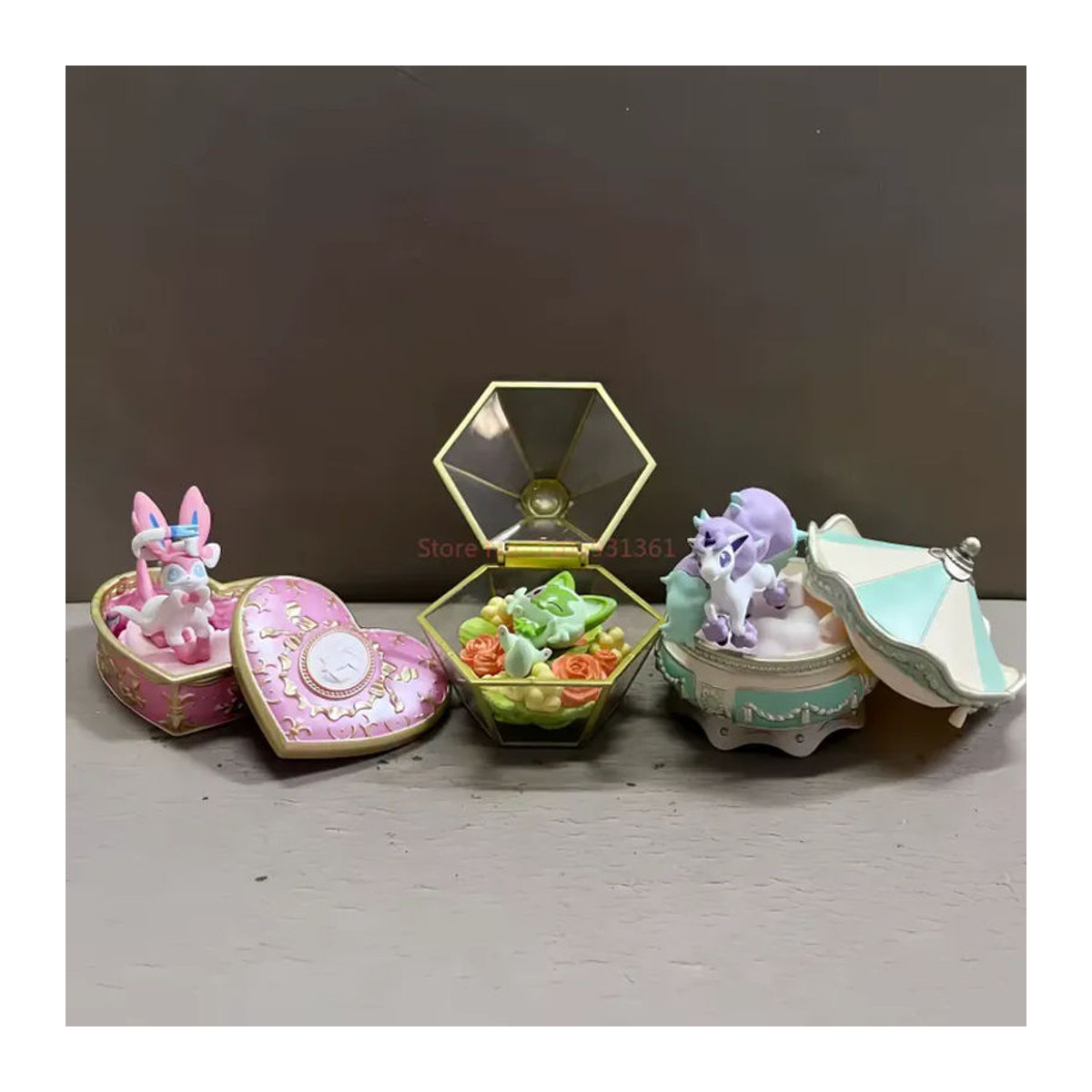 Re-Ment Pokemon Romantische Schmuckschatulle Blind Box Minifigur Mehrfarbig Dekoratives Sammlerstück aus Kunststoff - Bild 5