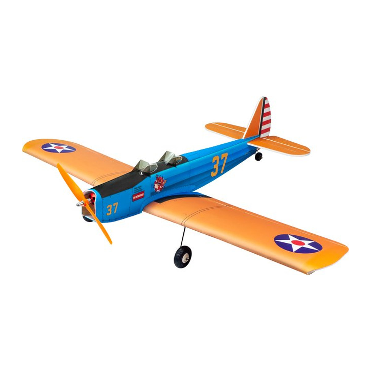 Real Hawk RC-Flugzeug PT-19 Fairchild ferngesteuertes Modellflugzeug aus PP-Schaum in Bunt mit 900 mm Spannweite - Bild 1