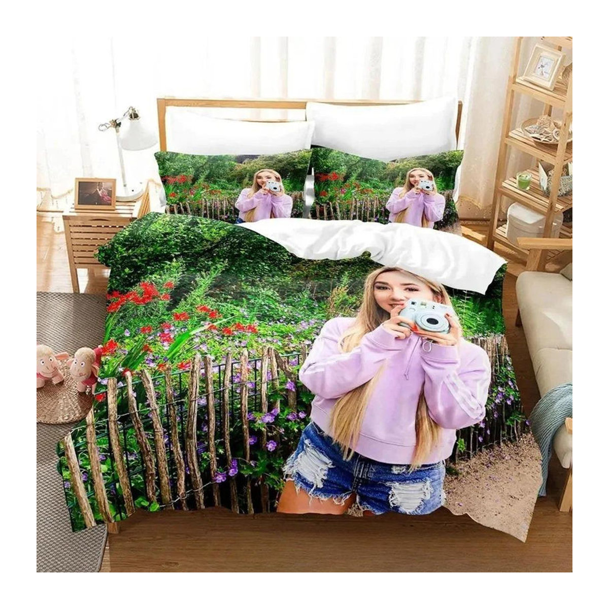 Rebekah Wing Bettwäsche Kollektion mit Bettbezug und Kissenbezügen für Kinder, Erwachsene und Jugendliche, B/H: 135 x 200 cm - Bild 3