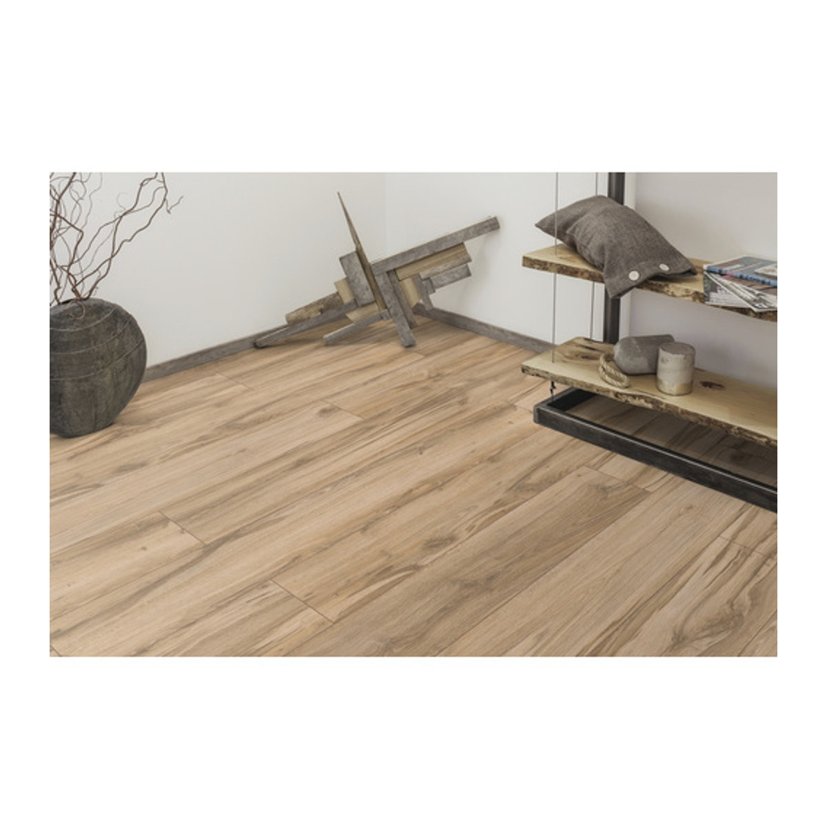 RENOVO Laminat Falkenberg Eiche in Braun, B: 19,3 cm, T: 138,3 cm, H: 0,7 cm - Bild 4