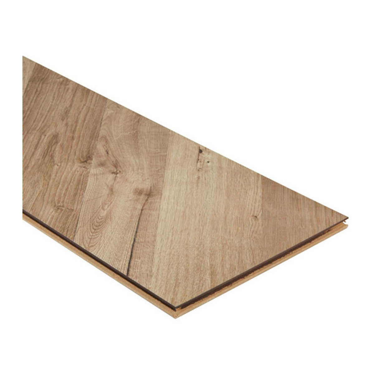 RENOVO Laminat Montreux Eiche Natur Braun B: 138,3 cm, T: 18,7 cm, H: 8 mm - Bild 4