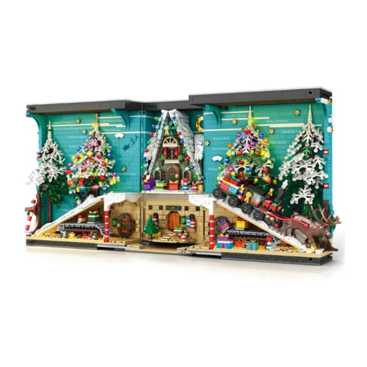 Reobrix 66033 Weihnachtsbuch Klemmbaustein Displaymodell aus Kunststoff, mehrfarbig - Bild 1