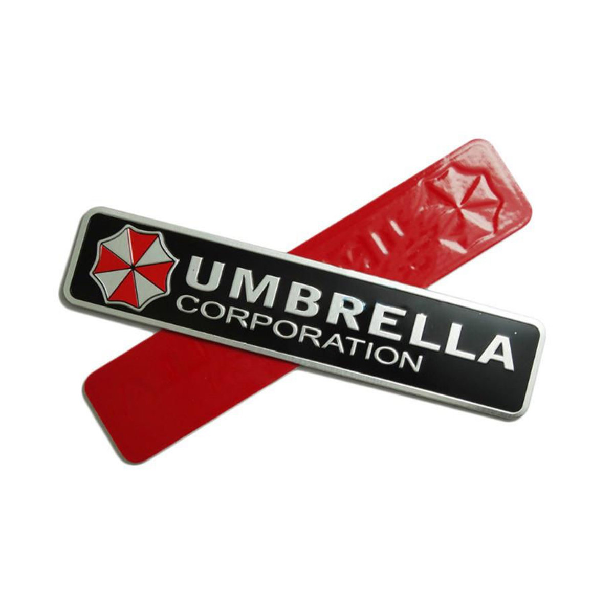 Resident Evil Umbrella Corporation 3D Aufkleber aus Aluminiumlegierung in Mango-Orange - Bild 2