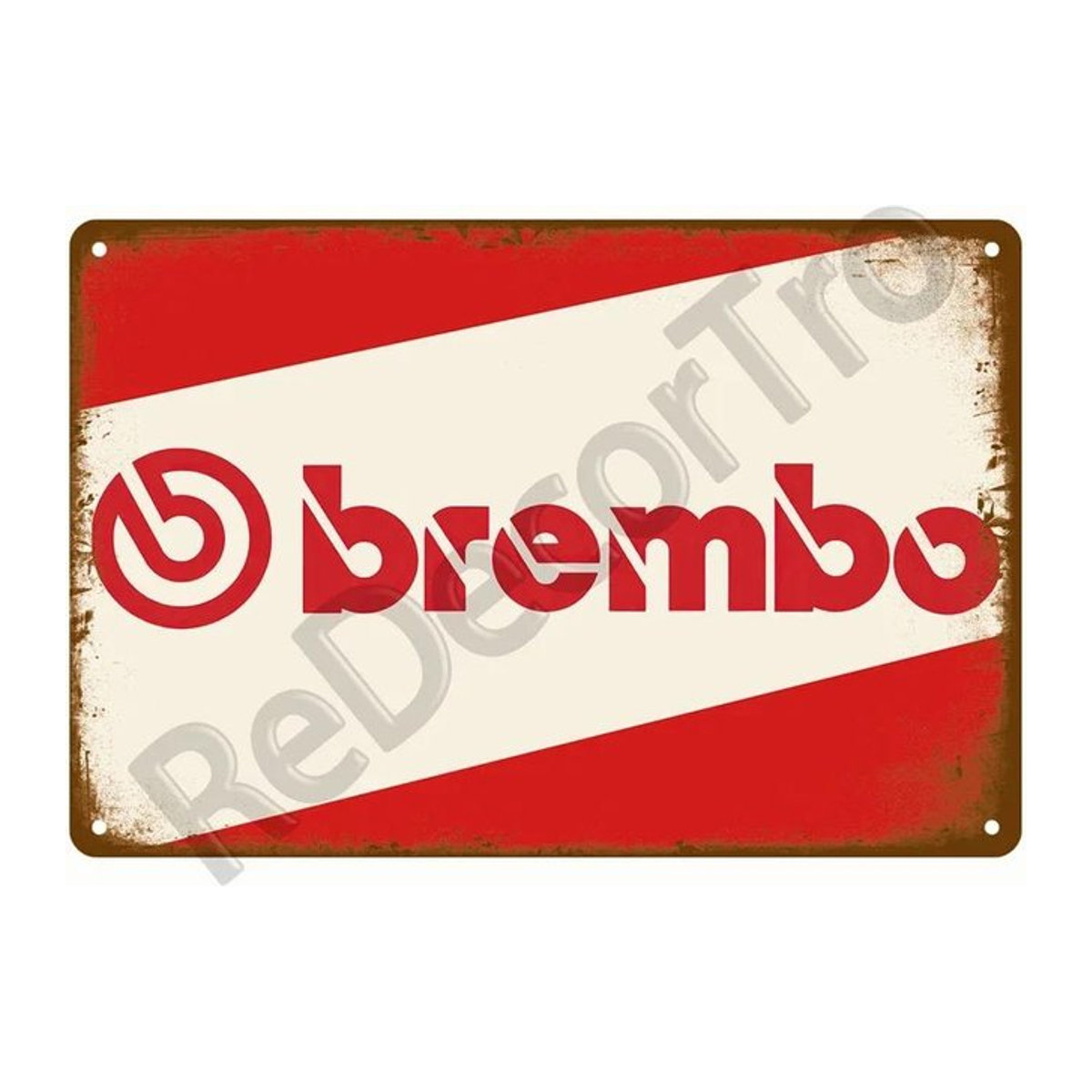 Retro-Blechschild ZX ART für Garage und Bar im Vintage-Design, mehrfarbig, B: 30 cm, H: 30 cm - Bild 1