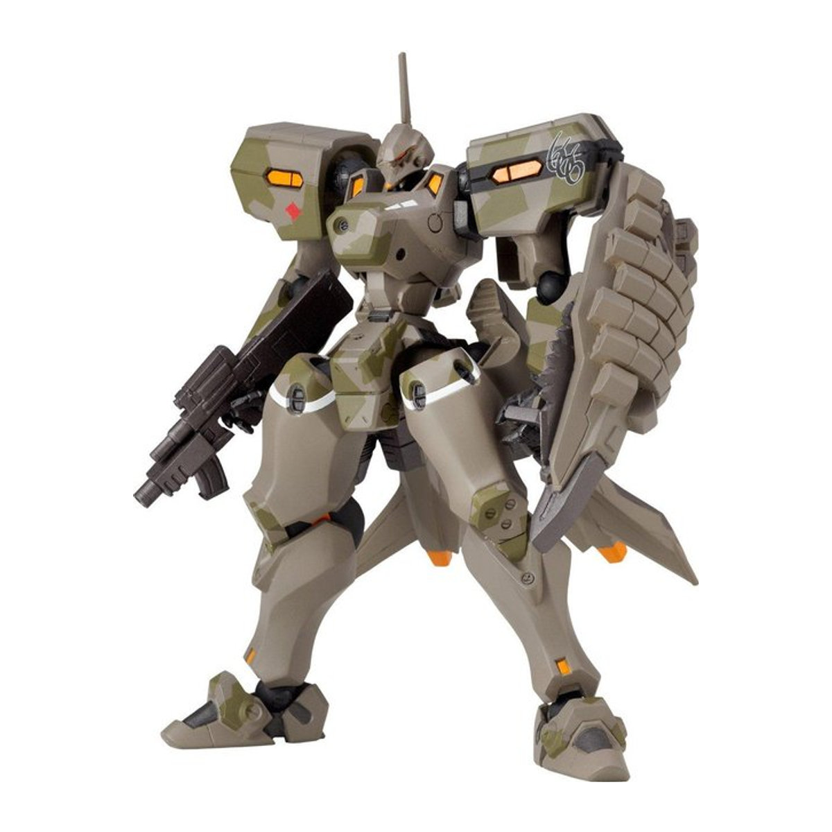 Revoltech Alternative Series Balalaika Black Declaration Specification Muv-Luv Nr. 006 MiG-21 Anime-Figur in Schwarz und Grau - Bild 1