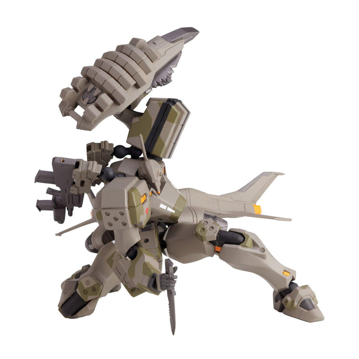 Revoltech Alternative Series Balalaika Black Declaration Specification Muv-Luv Nr. 006 MiG-21 Anime-Figur in Schwarz und Grau - Bild 5