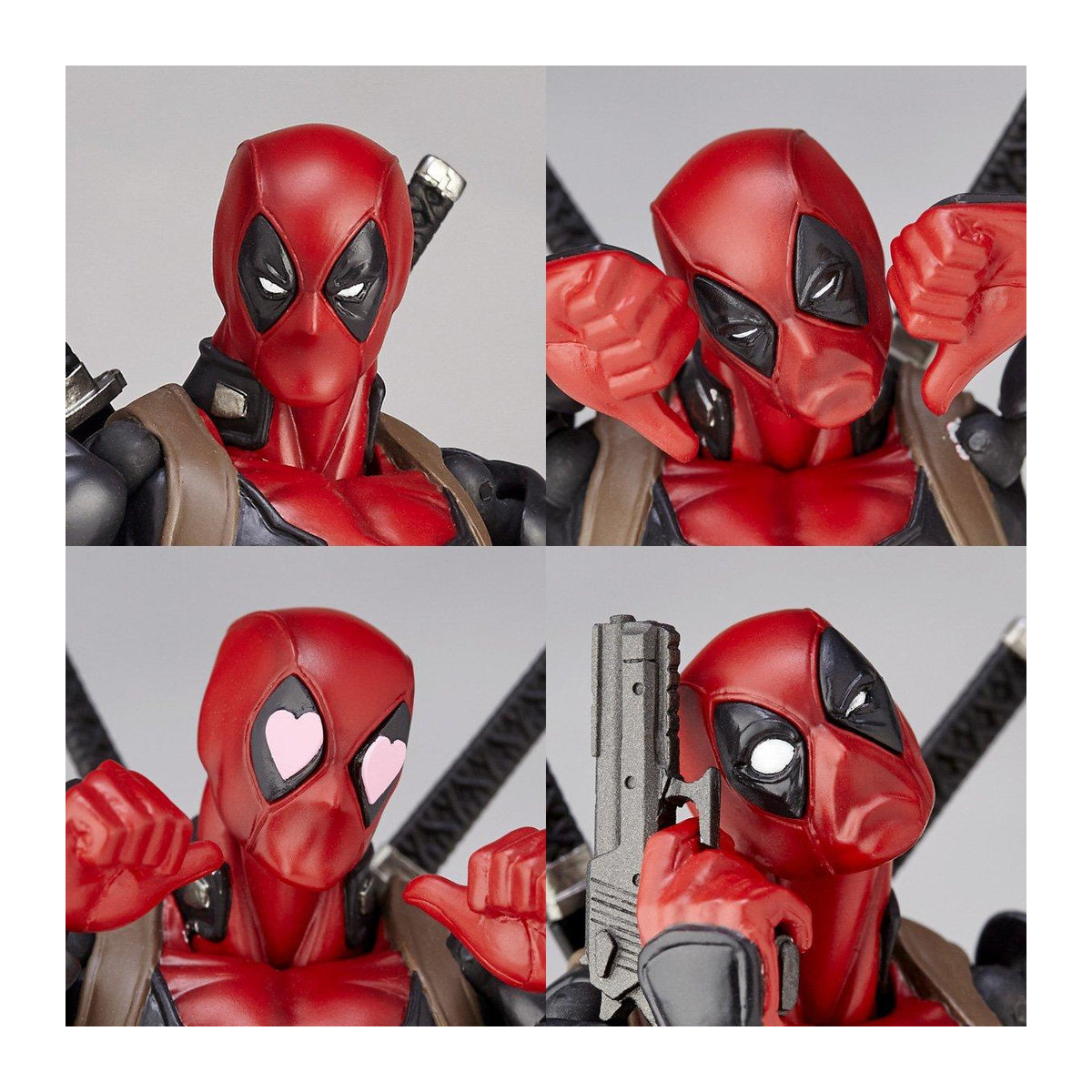 Revoltech Amazing Yamaguchi Deadpool Actionfigur aus ABS und PVC, Höhe: 160 mm - Bild 3