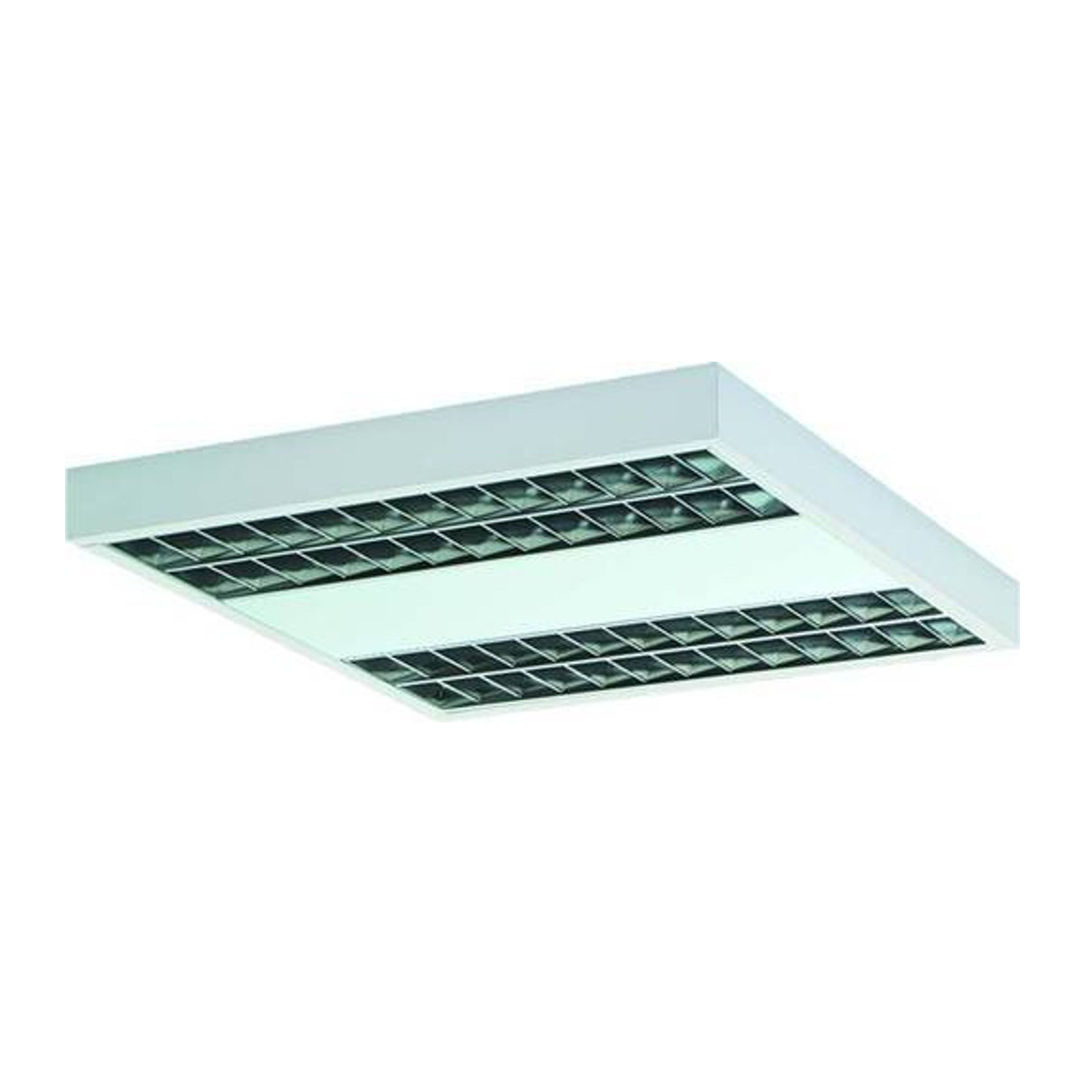 RIDI Deckenleuchte LED Weiß aus Metall und Aluminium im minimalistischen Design - Bild 1