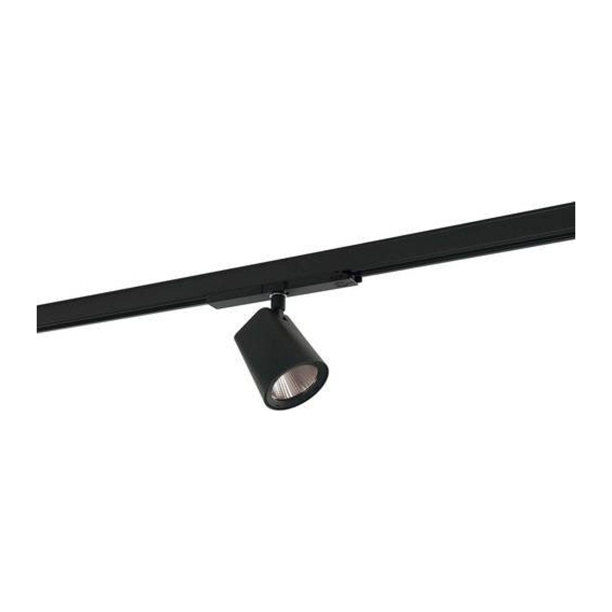 RIDI Hochvolt-Schienensystem-Leuchte LED in Schwarz mit neutralweißem Licht - Bild 1