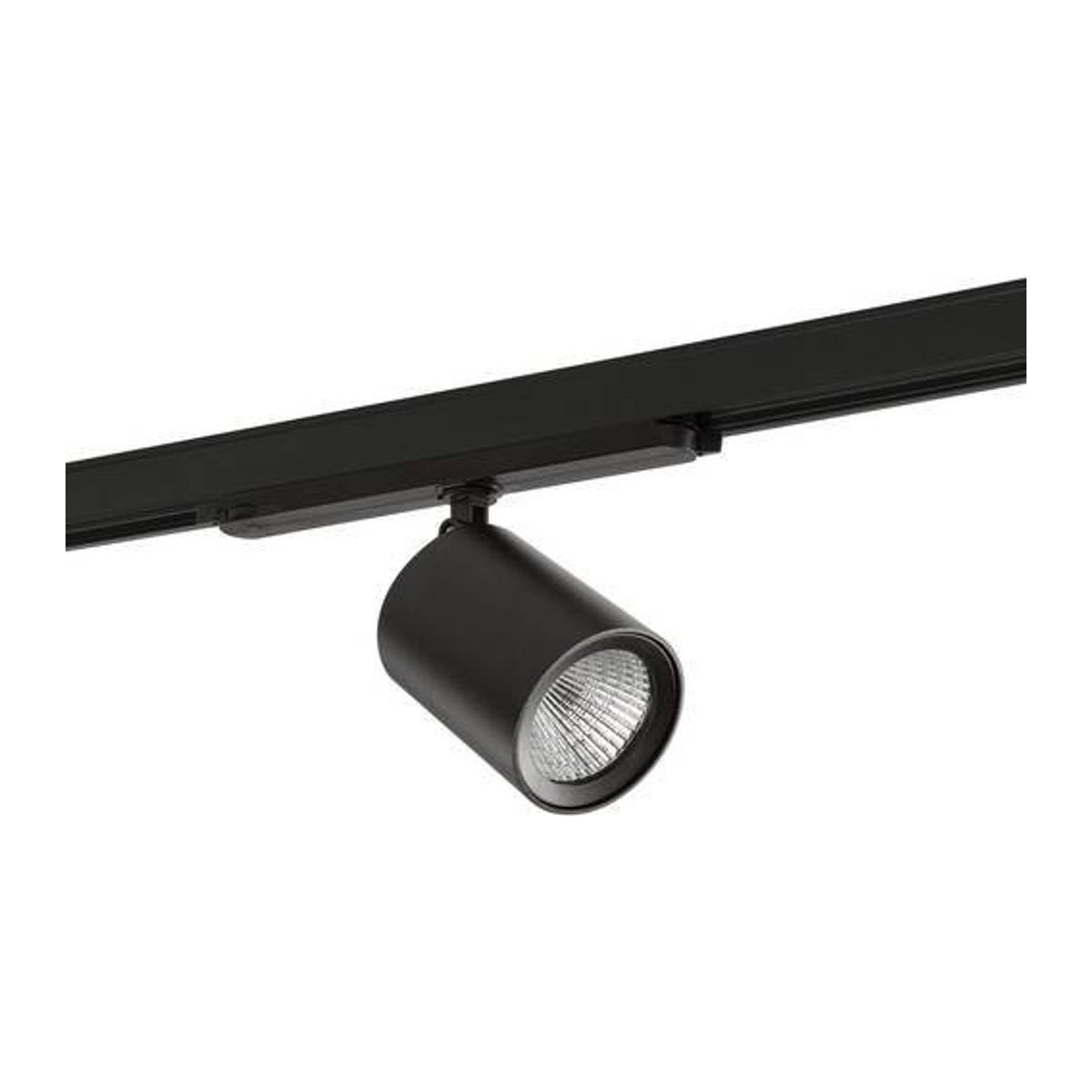 RIDI Hochvolt-Schienensystem-Leuchte LED in Schwarz mit warmweißem Licht und minimalistischem Design - Bild 1