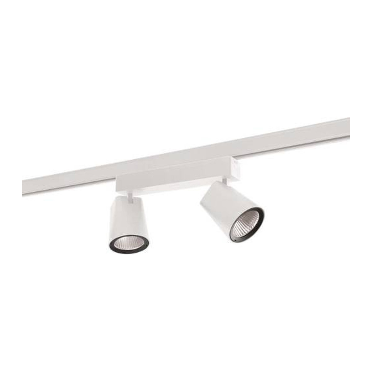 RIDI Hochvolt-Schienensystem-Leuchte LED in Weiß, minimalistisches Design, warmweiß - Bild 1