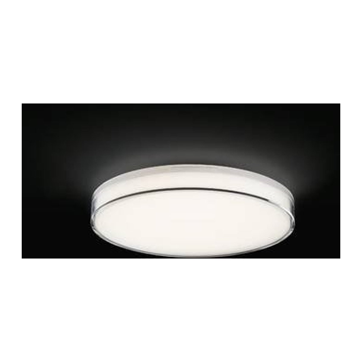 RIDI LED-Deckenleuchte in Weiß mit warmweißem Licht und minimalistischem Design - Bild 1