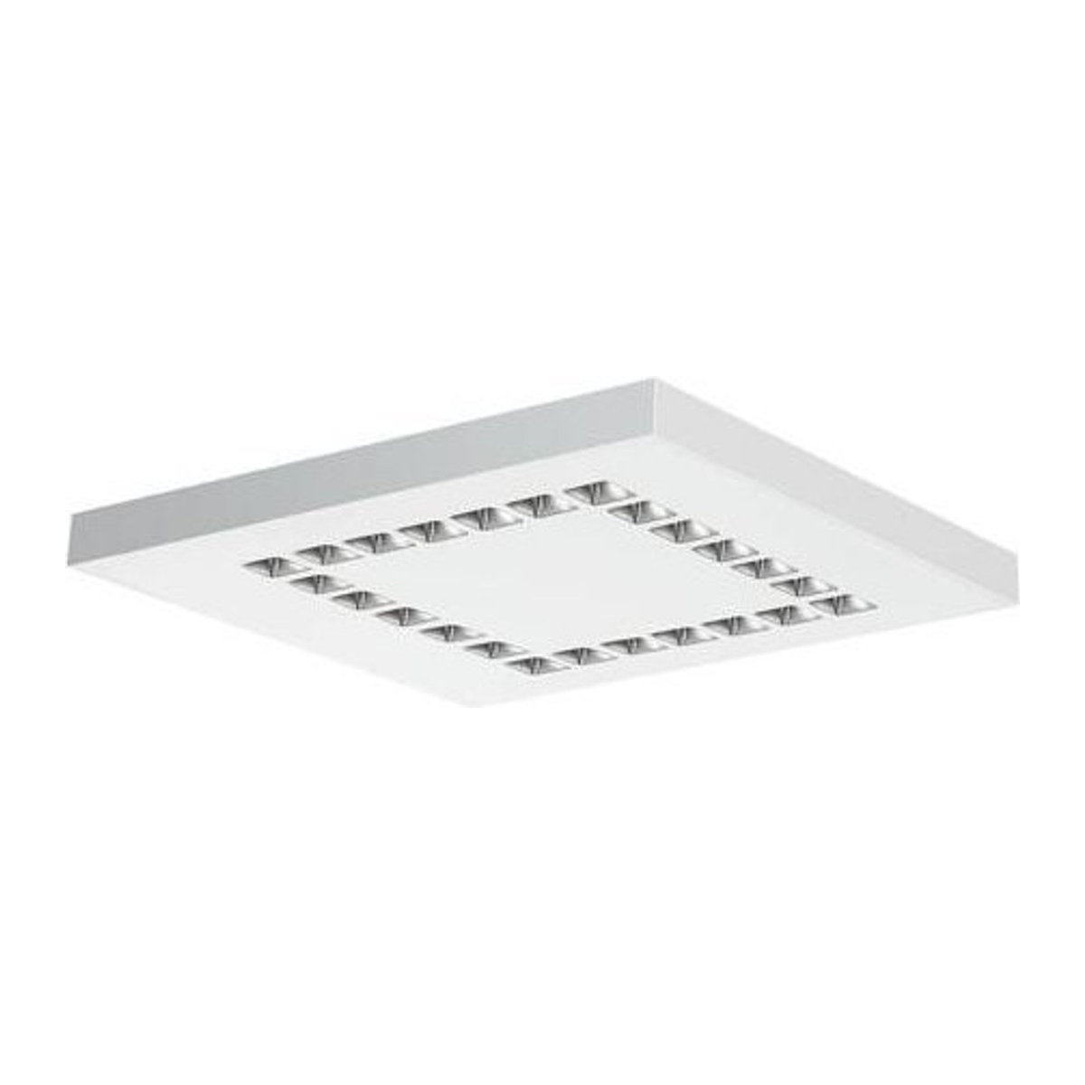 RIDI LED-Deckenleuchte in Weiß mit warmweißem Licht und minimalistischem Design - Bild 1