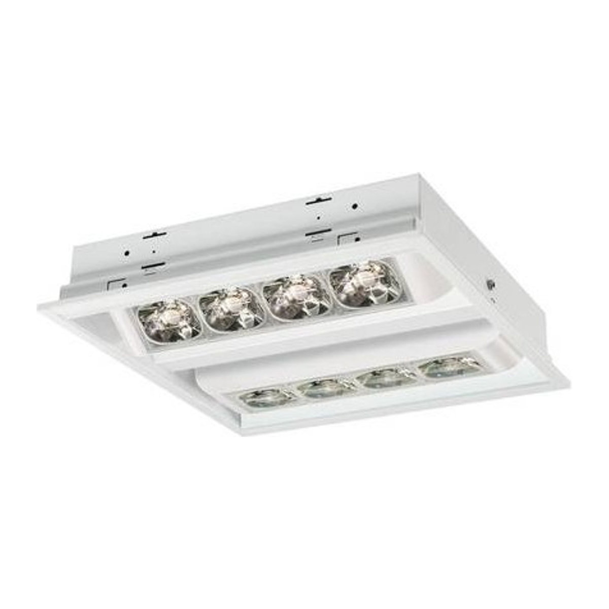 RIDI LED-Einbauleuchte 332048 in Weiß mit 102W und neutralweißem Licht - Bild 1