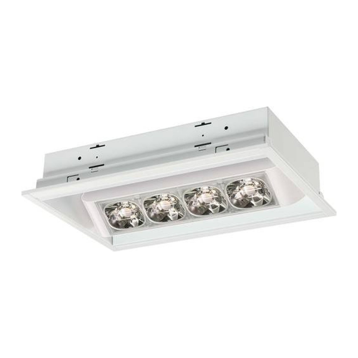 RIDI LED-Einbauleuchte Einbaustrahler in Weiß mit 51W und warmweißem Licht - Bild 1