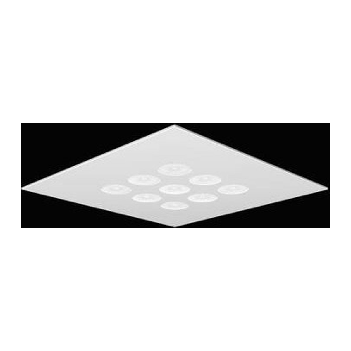 RIDI LED-Einbauleuchte SPG0320263AH in Weiß mit 19W und warmweißem Licht - Bild 1