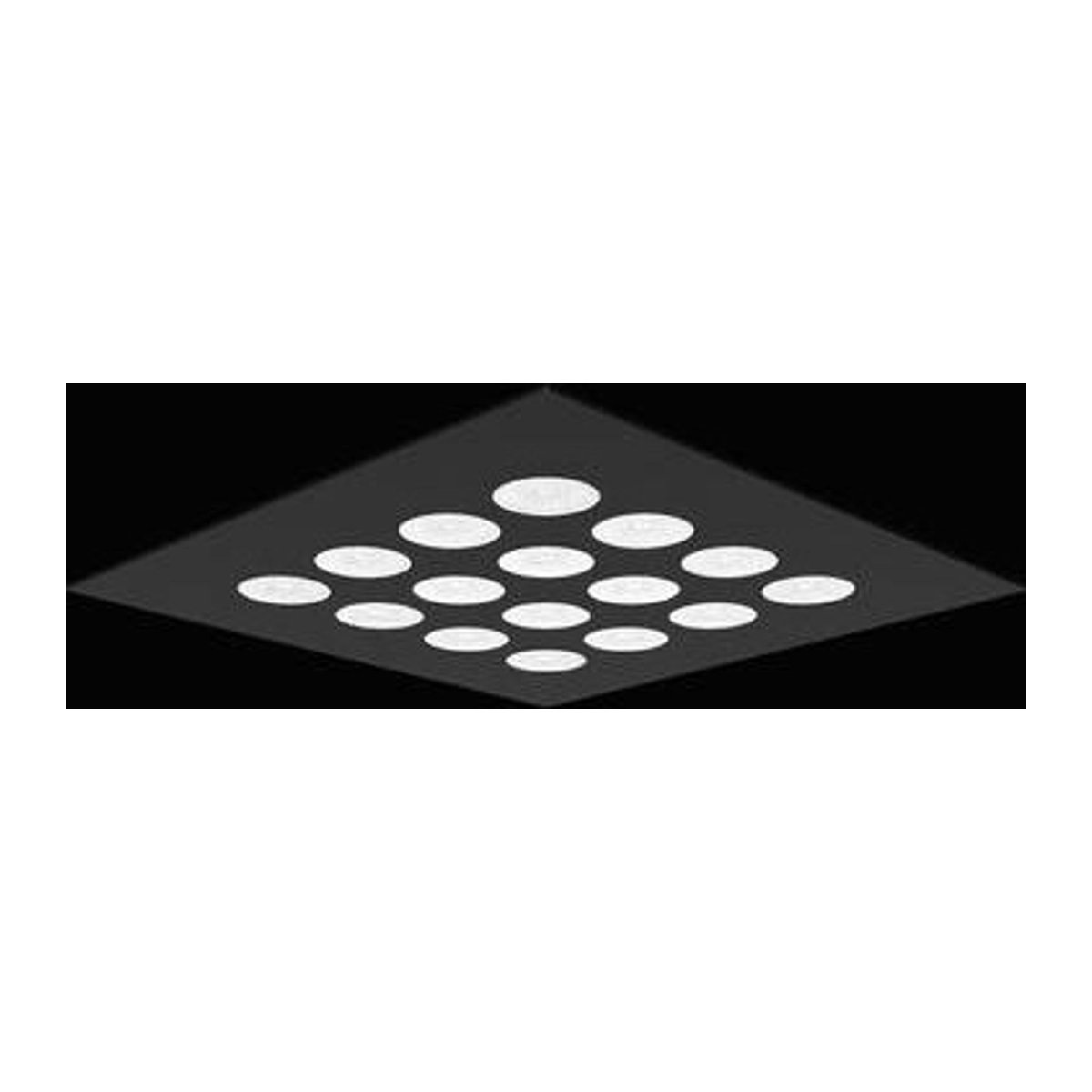 RIDI LED-Einbauleuchte SPG0330262AQ in Schwarz mit 34W und neutralweißem Licht - Bild 1
