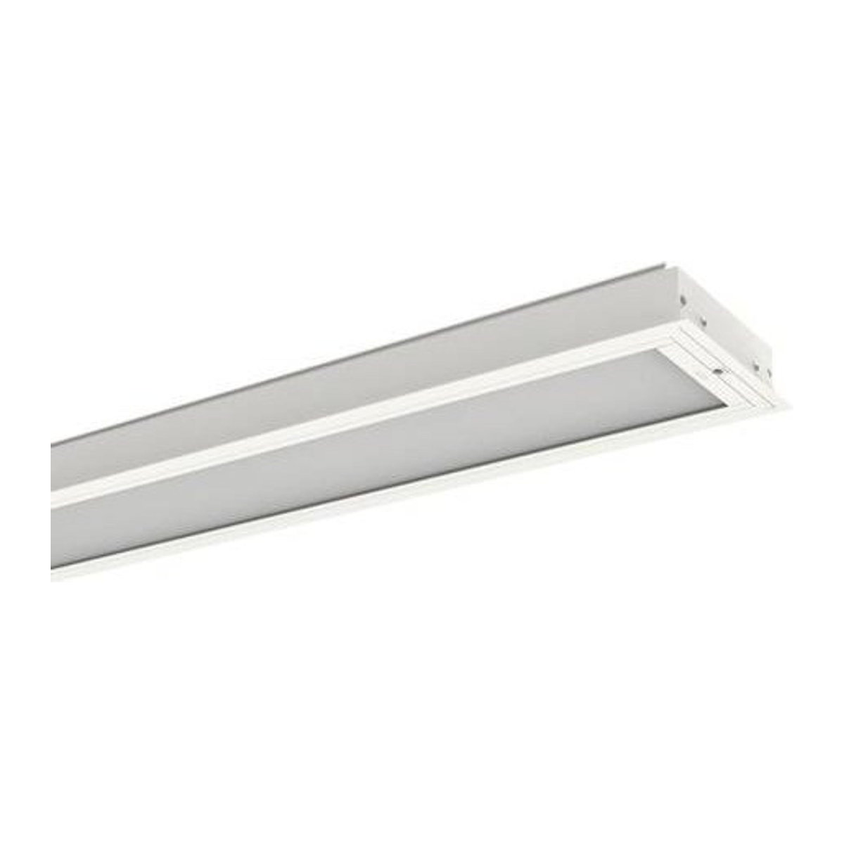 RIDI LED-Einbaustrahler in Weiß mit 44W und warmweißem Licht, B/T/H: 22,4 x 7,9 cm - Bild 1
