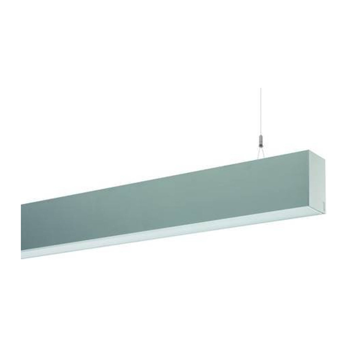RIDI LED-Pendelleuchte aus Aluminium in Grau, Neutralweiß, minimalistisches Design - Bild 1