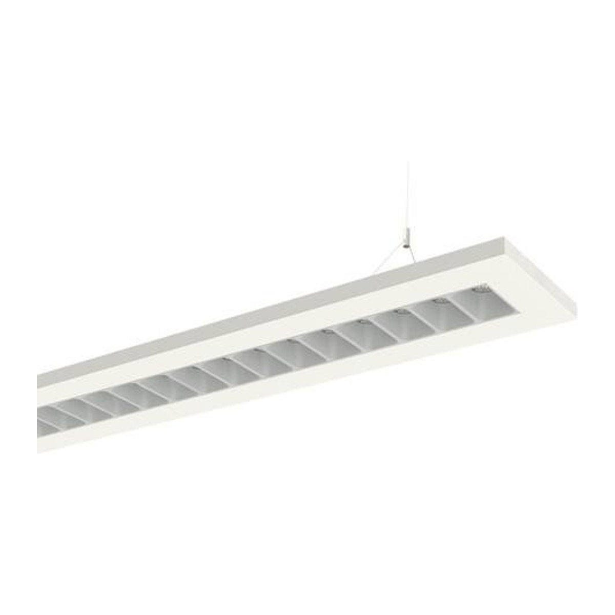 RIDI LED-Pendelleuchte in Weiß mit neutralweißem Licht und minimalistischem Design - Bild 1