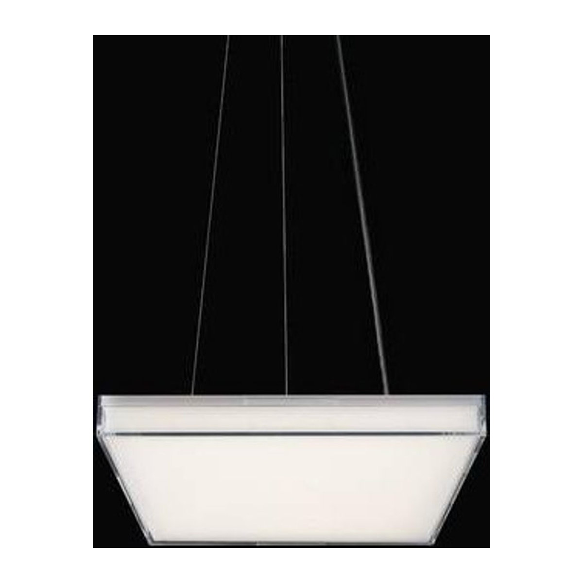 RIDI LED-Pendelleuchte in Weiß mit warmweißem Licht, minimalistisches Design - Bild 1