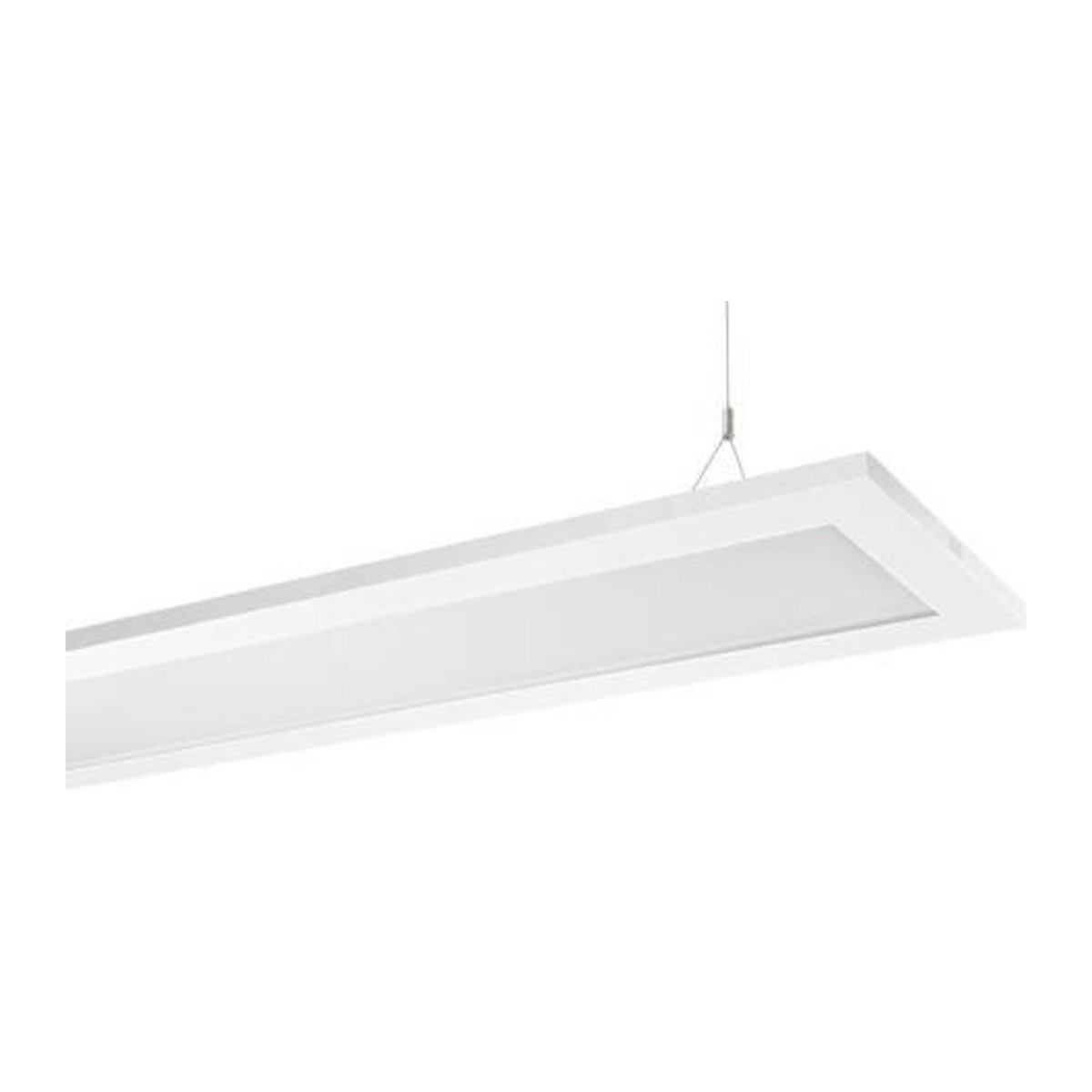 RIDI LED-Pendelleuchte in Weiß mit warmweißem Licht und minimalistischem Design - Bild 1