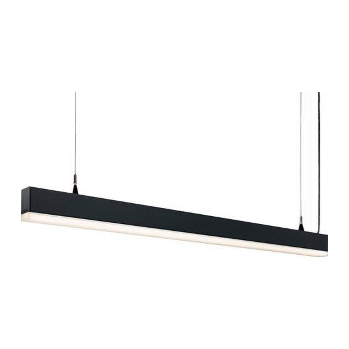 RIDI LED-Pendelleuchte Schwarz Minimalistisch mit Neutralweißem Licht - Bild 1