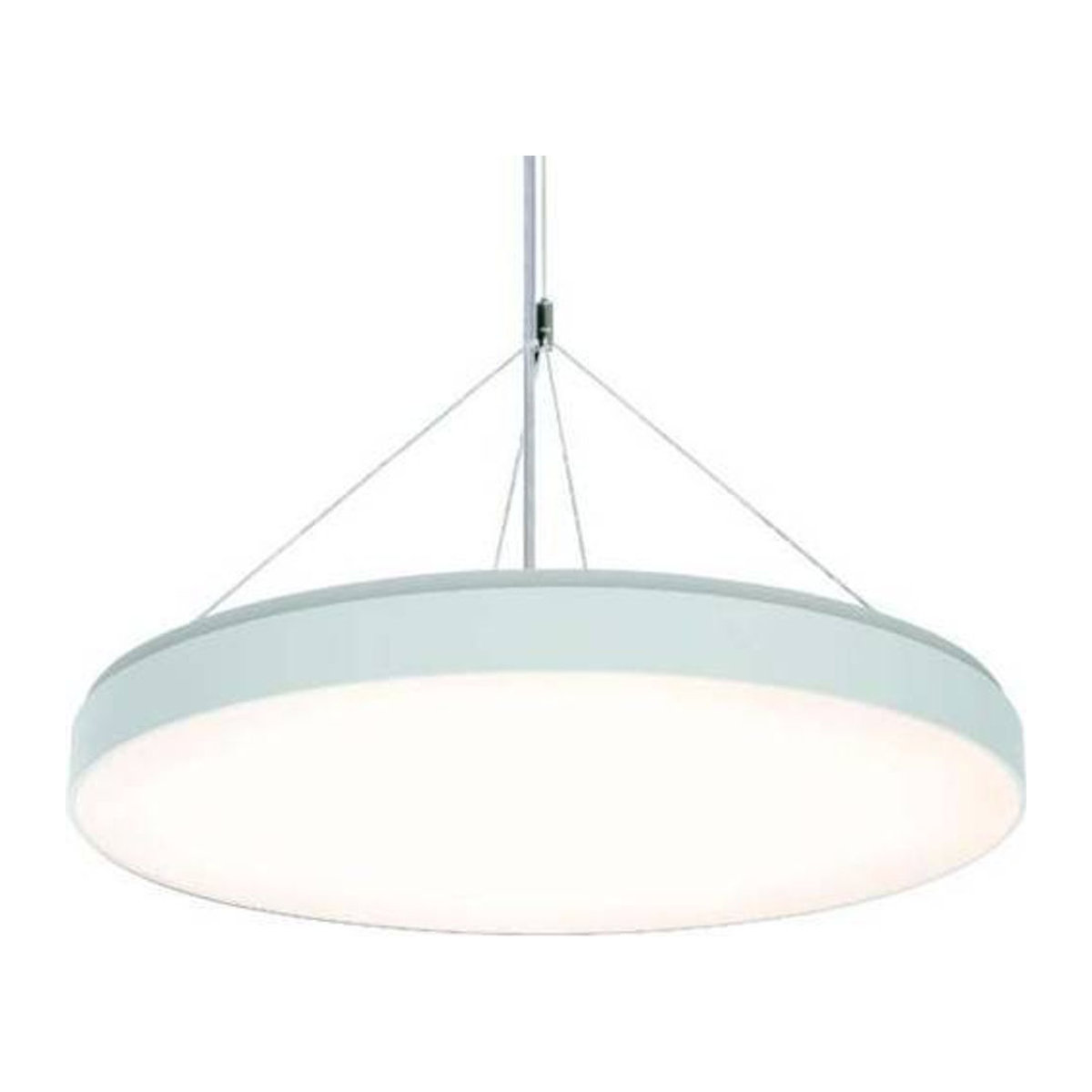 RIDI LED-Pendelleuchte SPC0630009 in Weiß mit neutralweißem Licht und minimalistischem Design - Bild 1