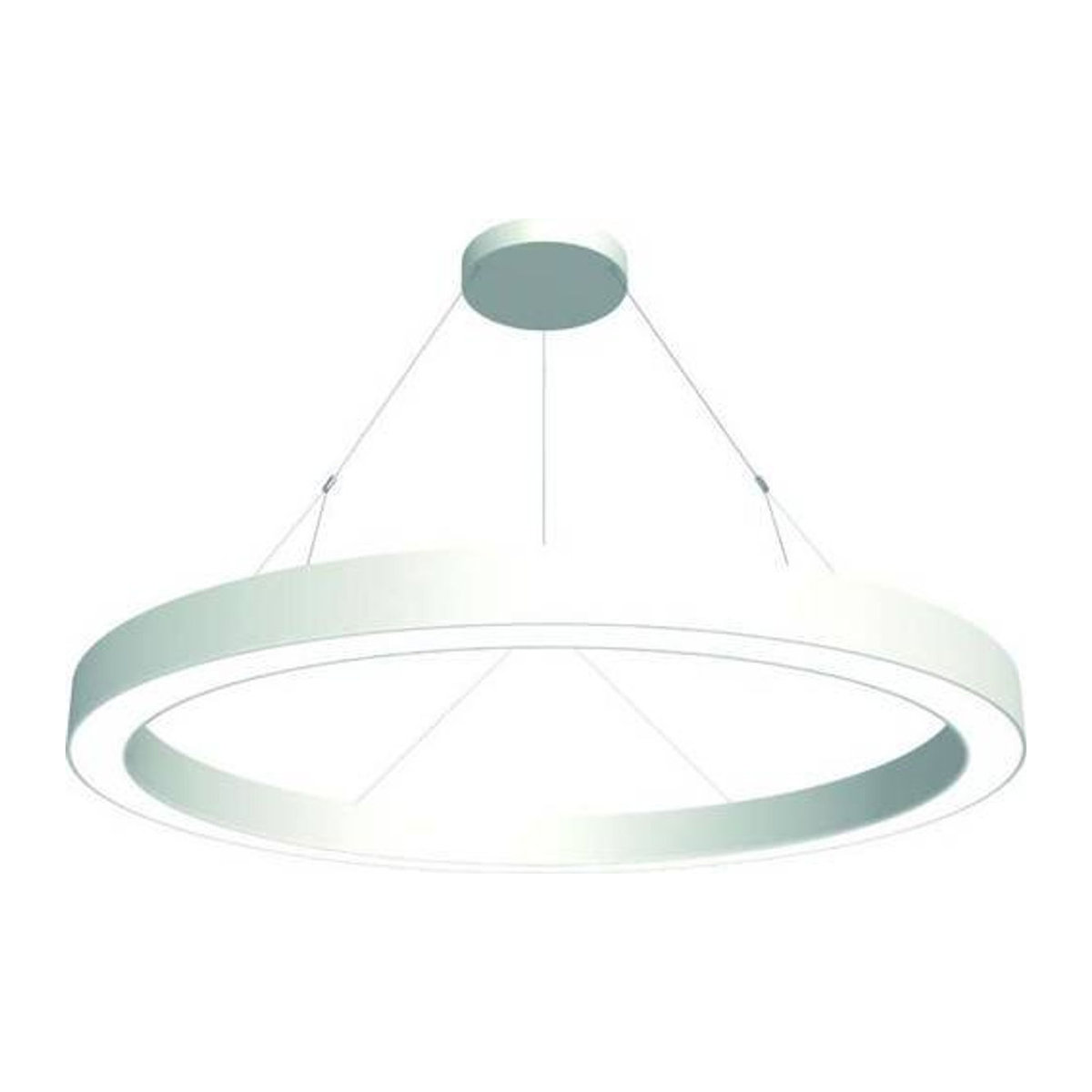 RIDI LED-Pendelleuchte SPC0630013 in Weiß mit neutralweißem Licht und minimalistischem Design - Bild 1
