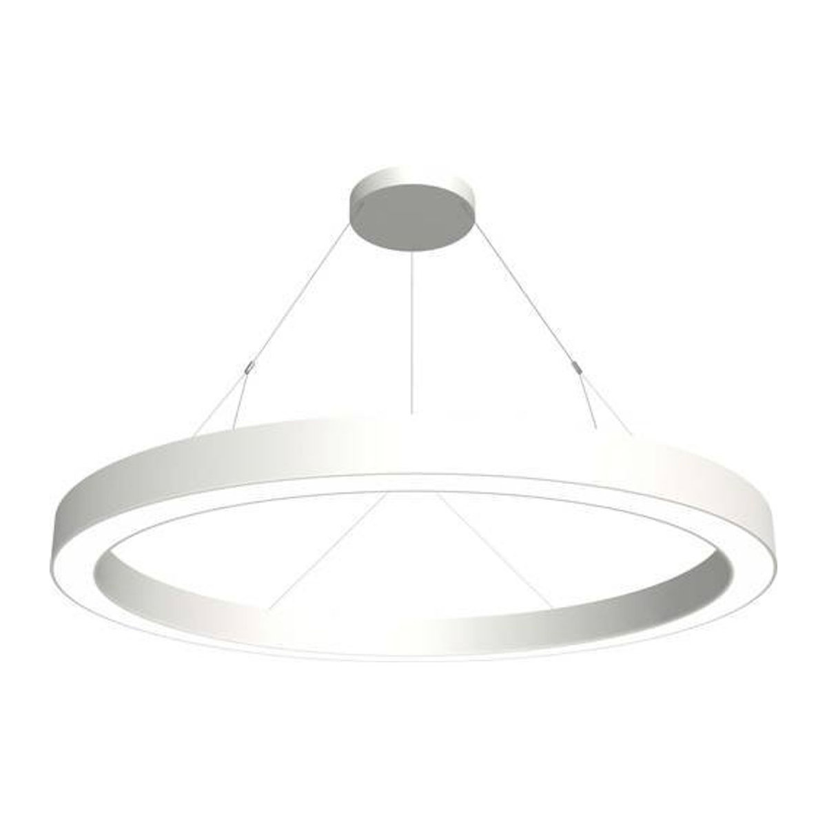 RIDI LED-Pendelleuchte SPC0630053 in Weiß mit neutralweißem Licht und minimalistischem Design - Bild 1