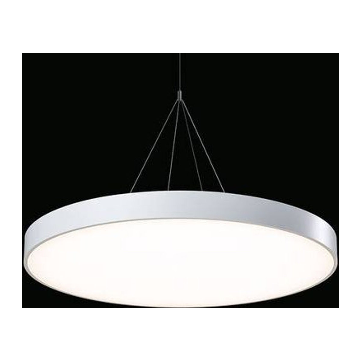 RIDI LED-Pendelleuchte SPC0630065 in Weiß mit neutralweißem Licht und minimalistischem Design - Bild 1