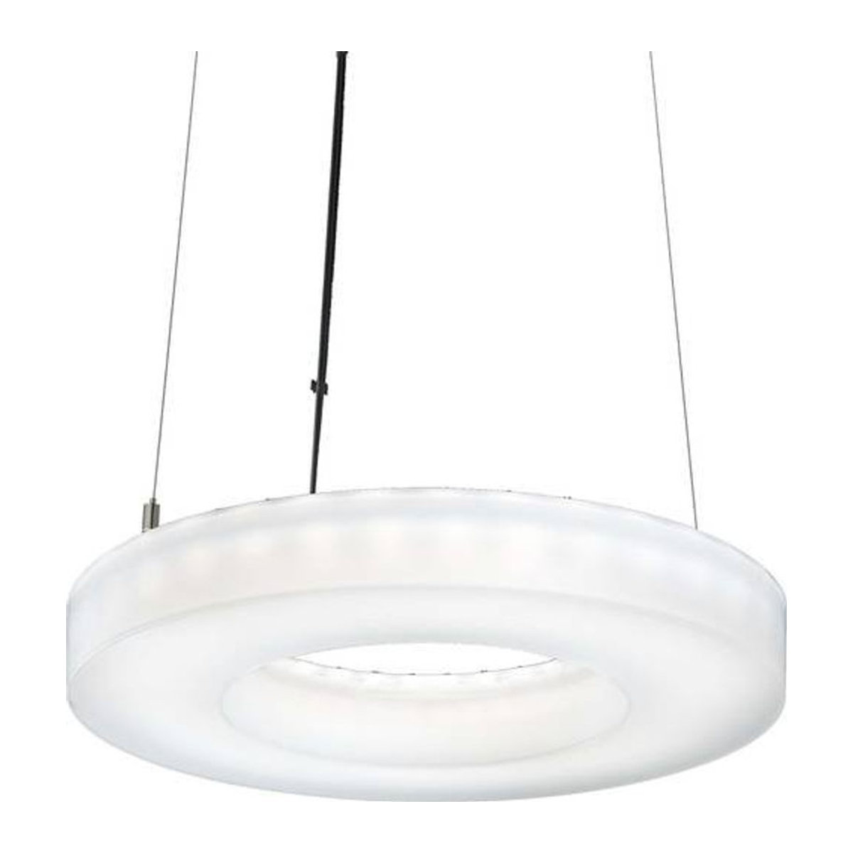 RIDI LED-Pendelleuchte SPI0000146 in Weiß mit opalem Schirm und neutralweißem Licht - Bild 1