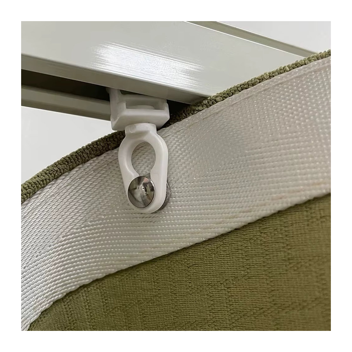 Ripple Fold Vorhangläufer mit S-Wave Design für Schienen und Vorhangstangen - Bild 2