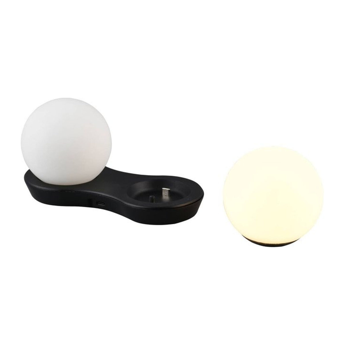 RL LED-Tischleuchte Lorna minimalistisch weiß Durchmesser: 19 cm - Bild 1