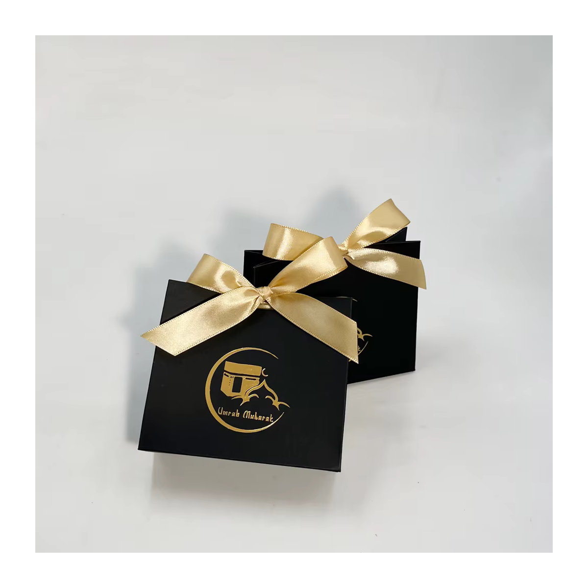RMTPT Umrah Mubarak und Eid Mubarak Candy Box Set aus Papier in Weiß und Schwarz, quadratisch und orientalisch im Unisex-Design - Bild 4
