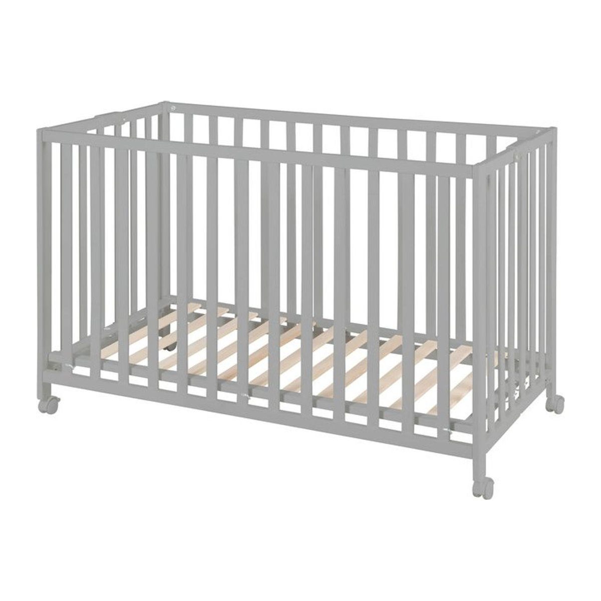 Roba Klappbett für Säuglinge aus Metall, B/T: 60 x 120 cm - Bild 1
