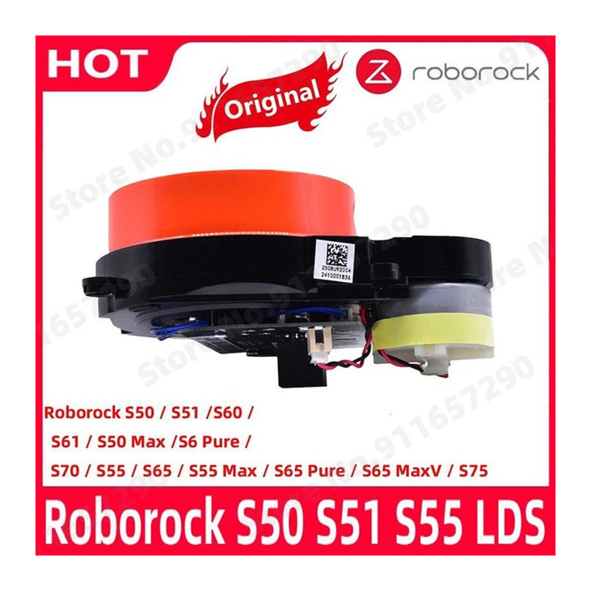 Roborock Ersatzteil LDS Laser Abstandssensor für S5 Max S6 Max V S45 Max S55 S6 S5 S7 Saugroboter Zubehör Bunt - Bild 1