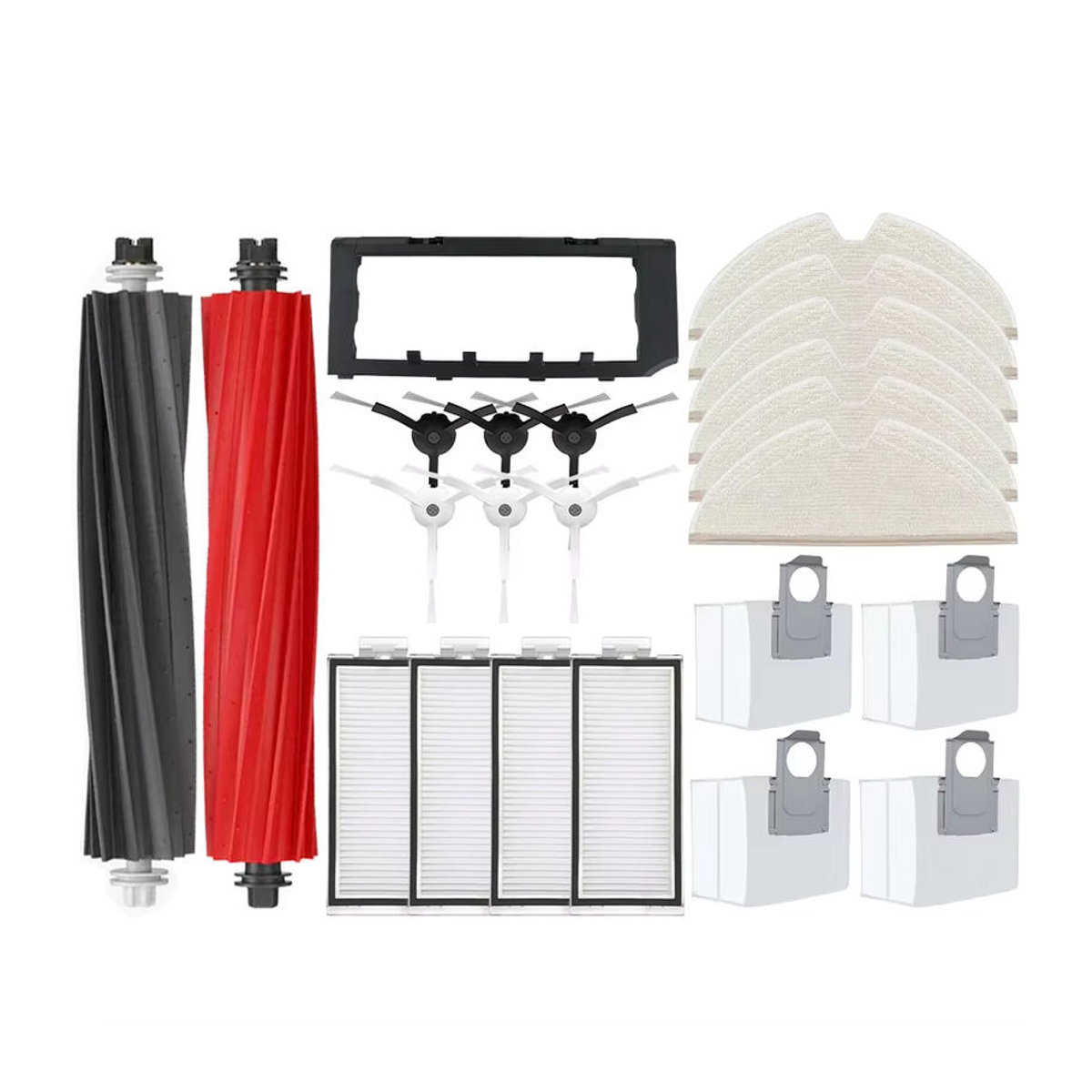Roborock Ersatzteil-Set für Q8 Max, Q8 Max Plus, Q5 Pro und Q5 Pro Plus mit Hauptseitenbürste, HEPA-Filter, Mopp und Staubbeuteln - Bild 2