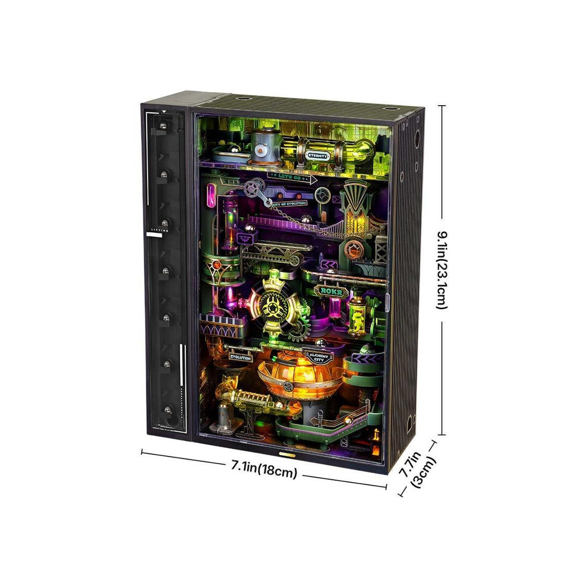 ROBOTIME ROKR Alchemie Stadt Murmelbahn Mechanisches 3D-Puzzle MR04S - Bild 4