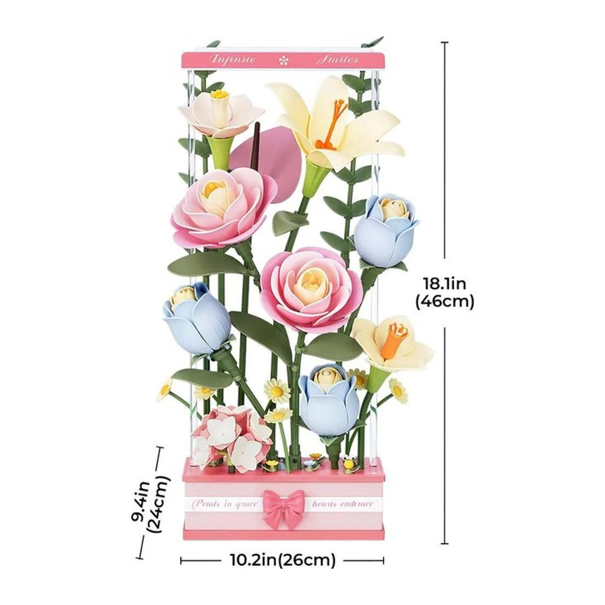 ROBOTIME ROKR Blühendes Bouquet Box DIY 3D Puzzle AF01D - Bild 1