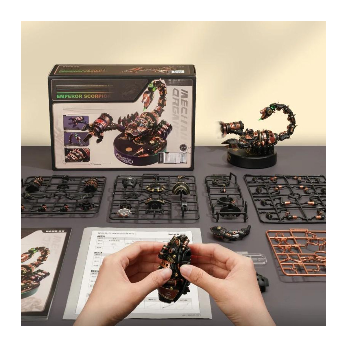 ROBOTIME ROKR Kaiser Skorpion DIY 3D Puzzle Modell Tierfigur aus ABS-Polymer und PVC - Bild 5