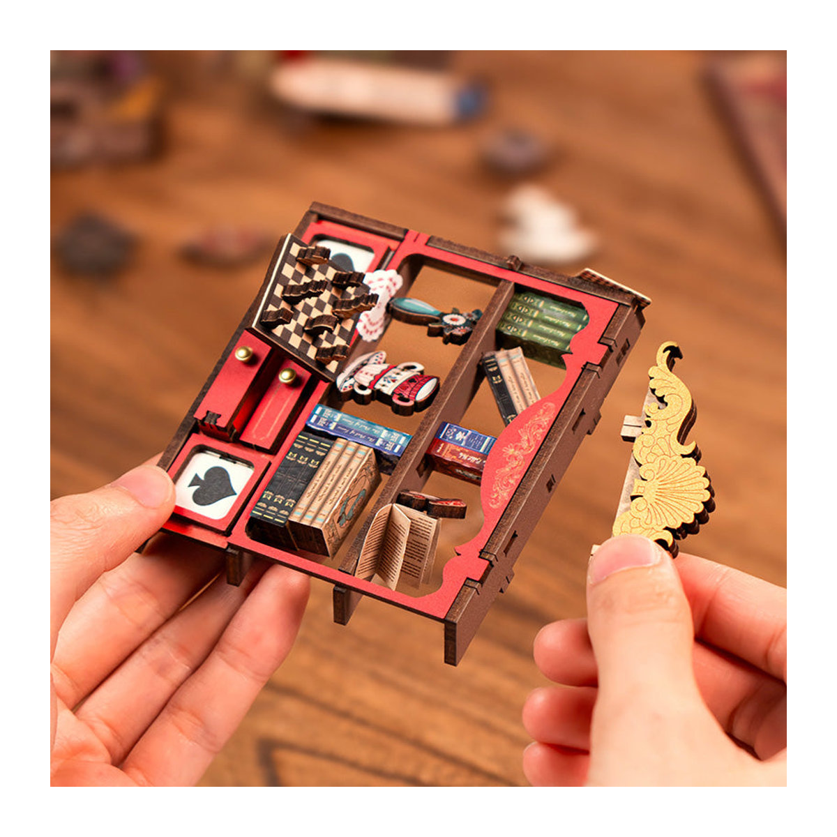 ROBOTIME Rolife 3D-Puzzle Fall into Wonder DIY Buchnische TGB12 - Bild 6