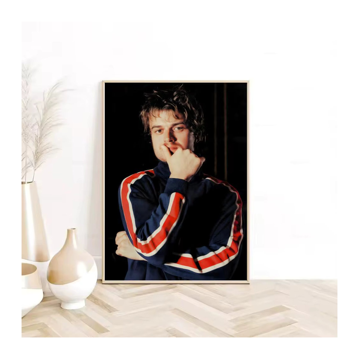 ROCK Joe K-Keery SINGER Poster, selbstklebender Wandkunstdruck in Schwarz und Mehrfarbig, rechteckig, B: 20 cm, H: 15 cm, T: 9 cm - Bild 4