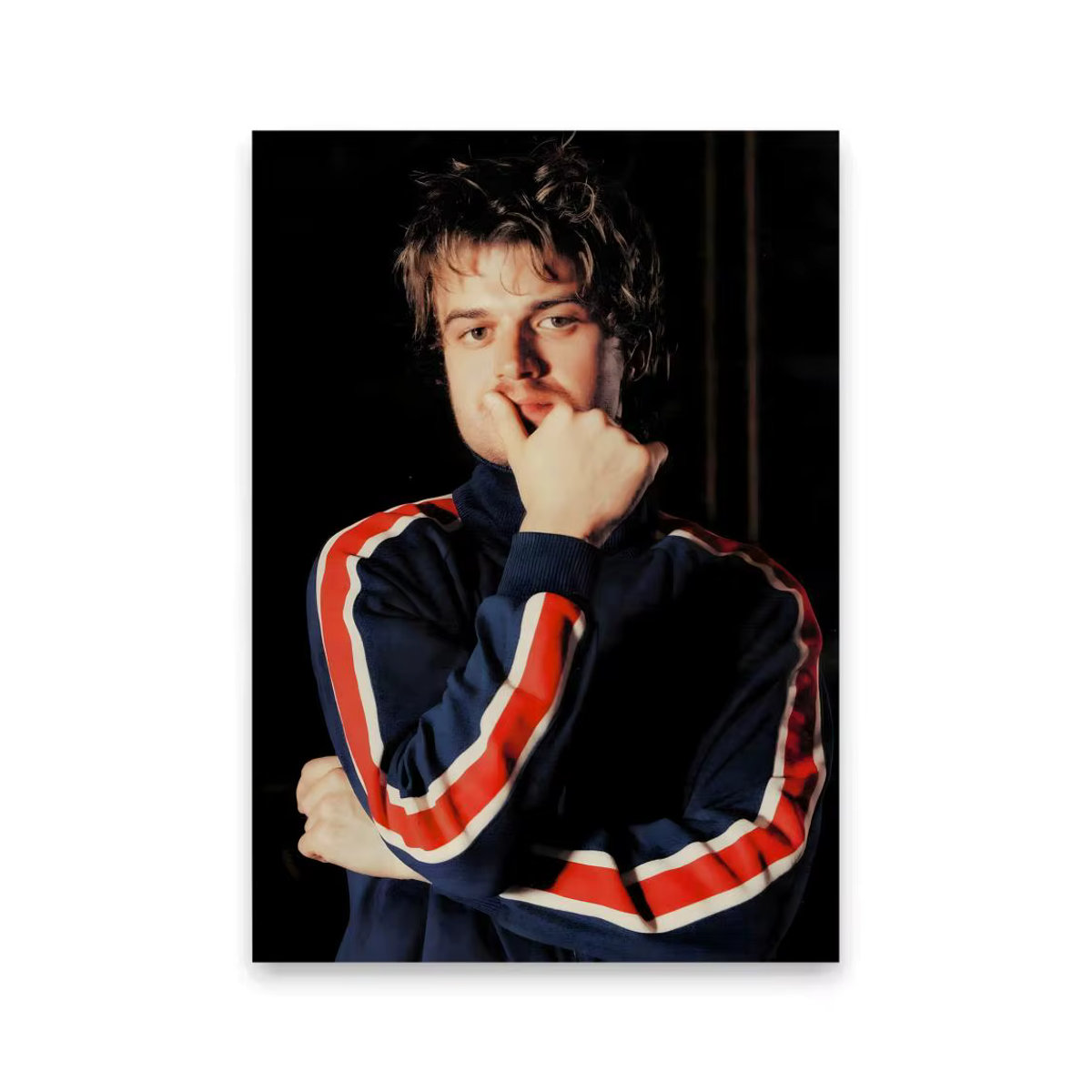 ROCK Joe K-Keery SINGER Poster, selbstklebender Wandkunstdruck in Schwarz und Mehrfarbig, rechteckig, B: 20 cm, H: 15 cm, T: 9 cm - Bild 5