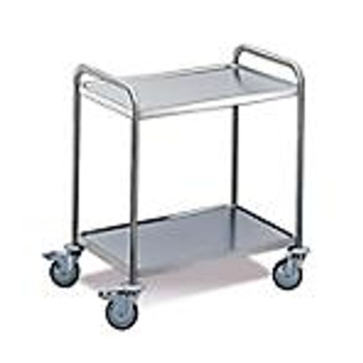 Rollcart Transportsysteme Tischwagen mit 2 Etagen aus Edelstahl B/T: 80 x 50 cm - Bild 2