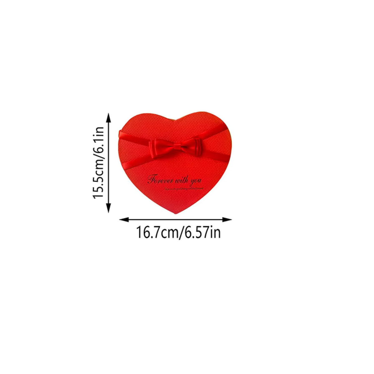 Rote Rosen-Geschenkbox für Anlässe wie Hochzeitstag, Valentinstag, Weihnachten oder Muttertag - Bild 3