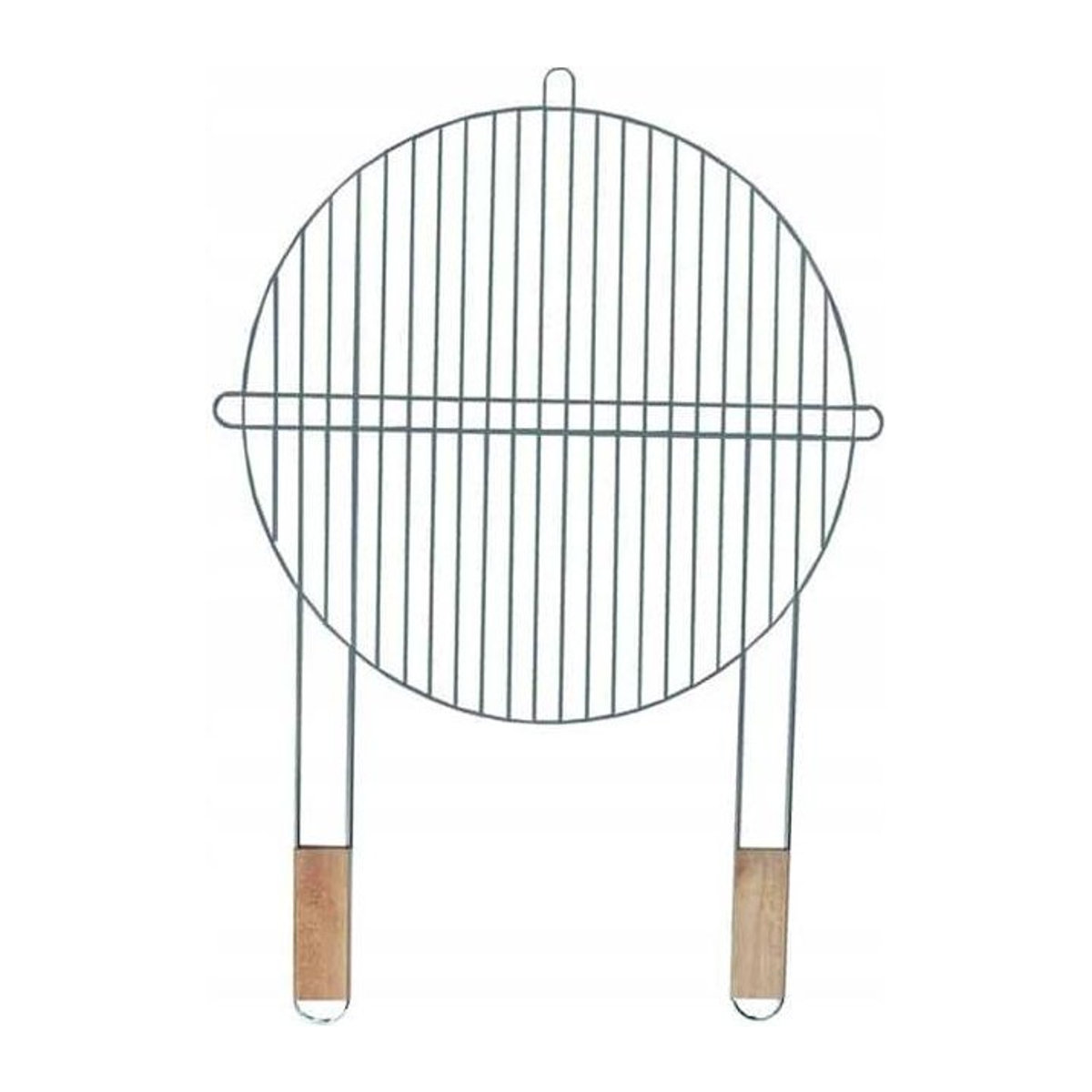 Runder Grillrost mit Holzgriffen Durchmesser: 46 cm - Bild 1